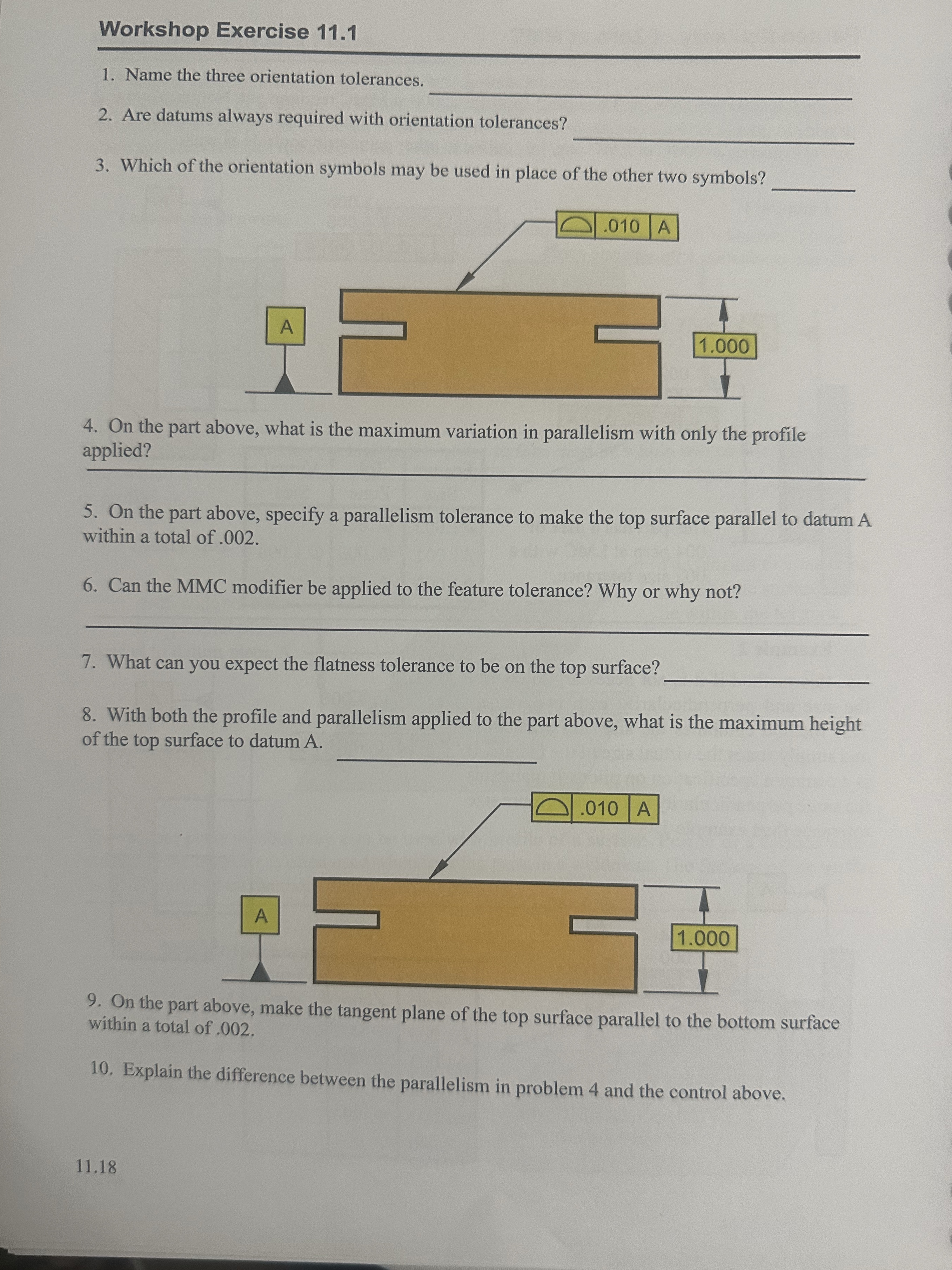 Workshop Exercise 1 1 . 1 Name the three