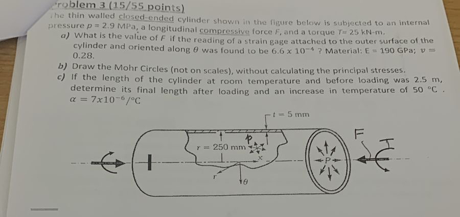 roblem 3 ( 1 5 5 5 points ) the thin walled