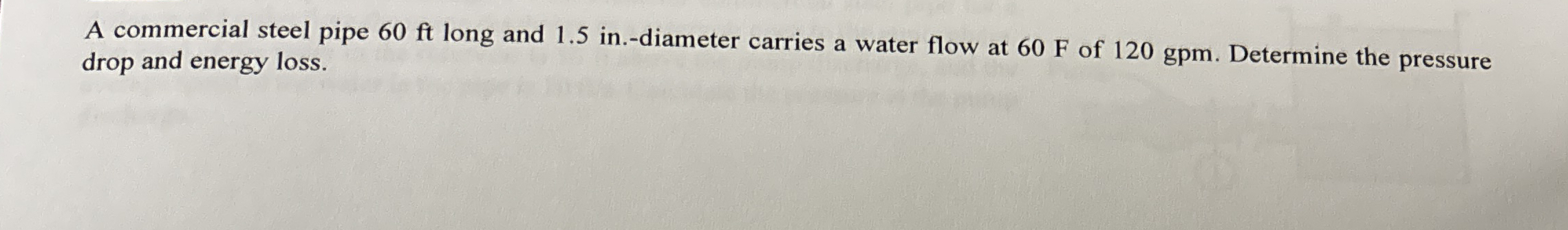 A commercial steel pipe 6 0 ft long and 1 . 5 in