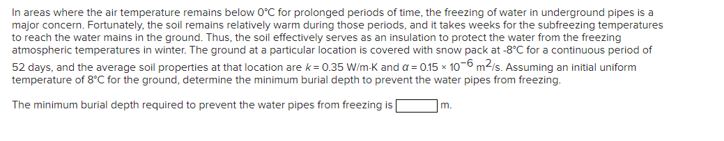 In areas where the air temperature remains below