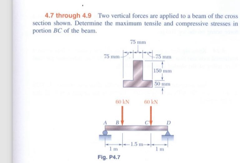 4 . 7 through 4 . 9 Two vertical forces are