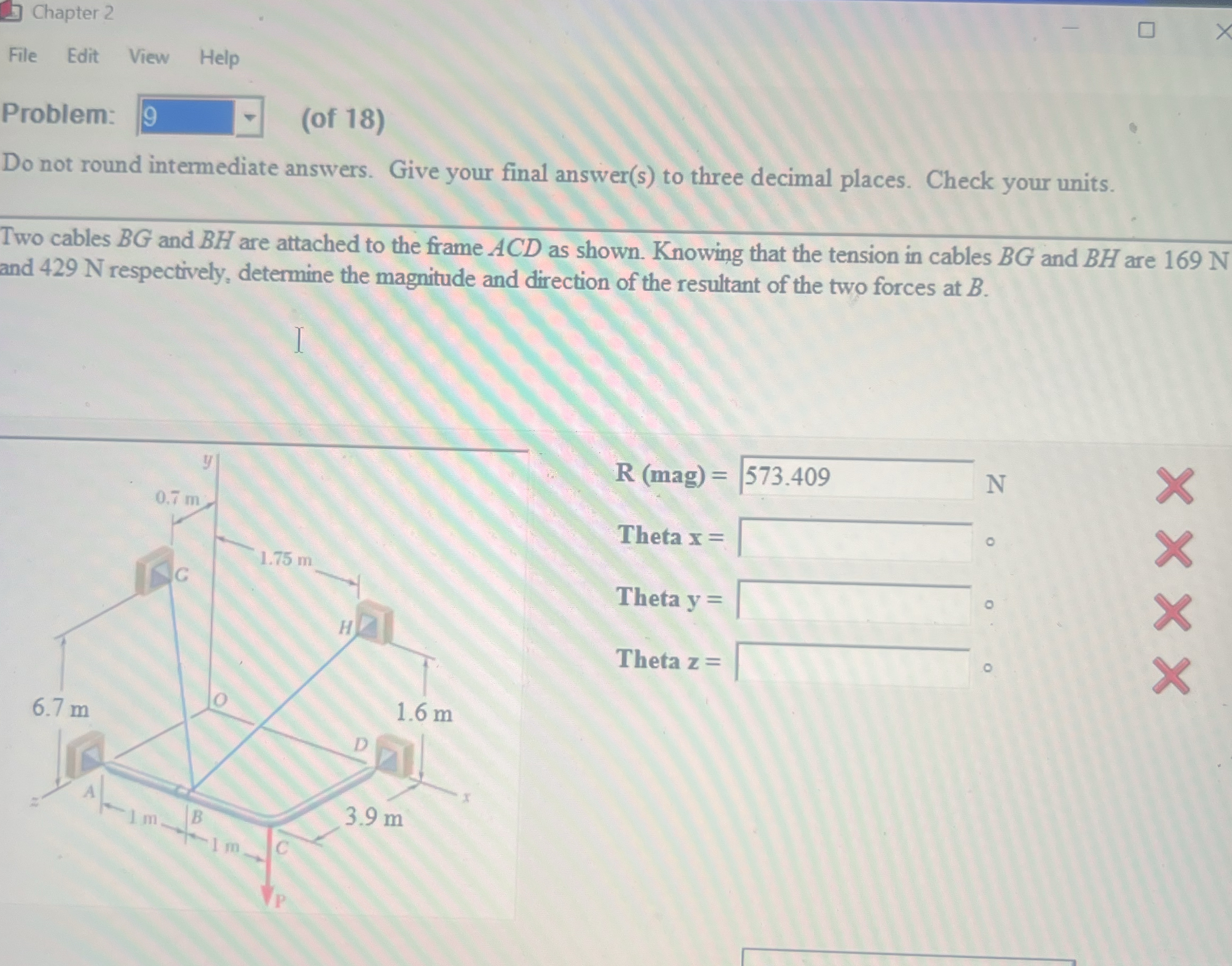 App taht asnwers Do not round intermediate