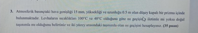 Atmosferik bas n taki hava geni ligi 1 5 mm , y