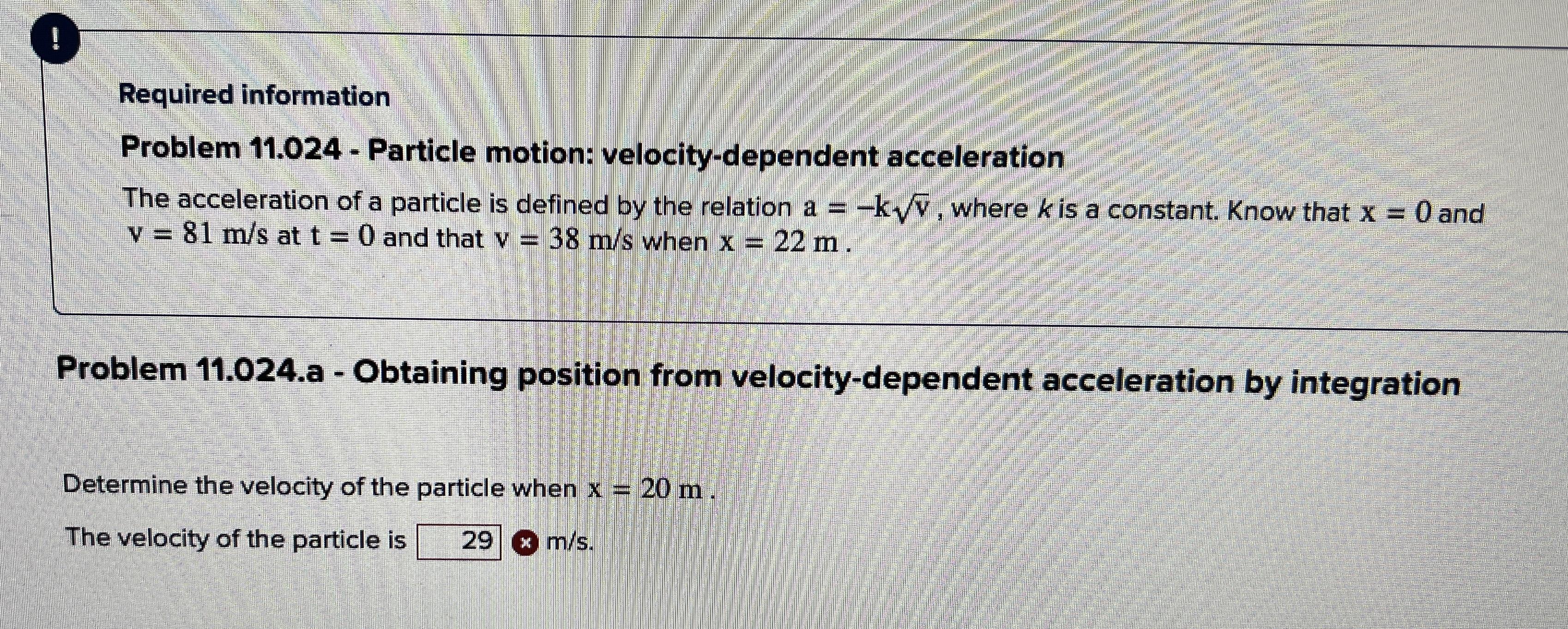 ! Required information Problem 1 1 . 0 2 4 -