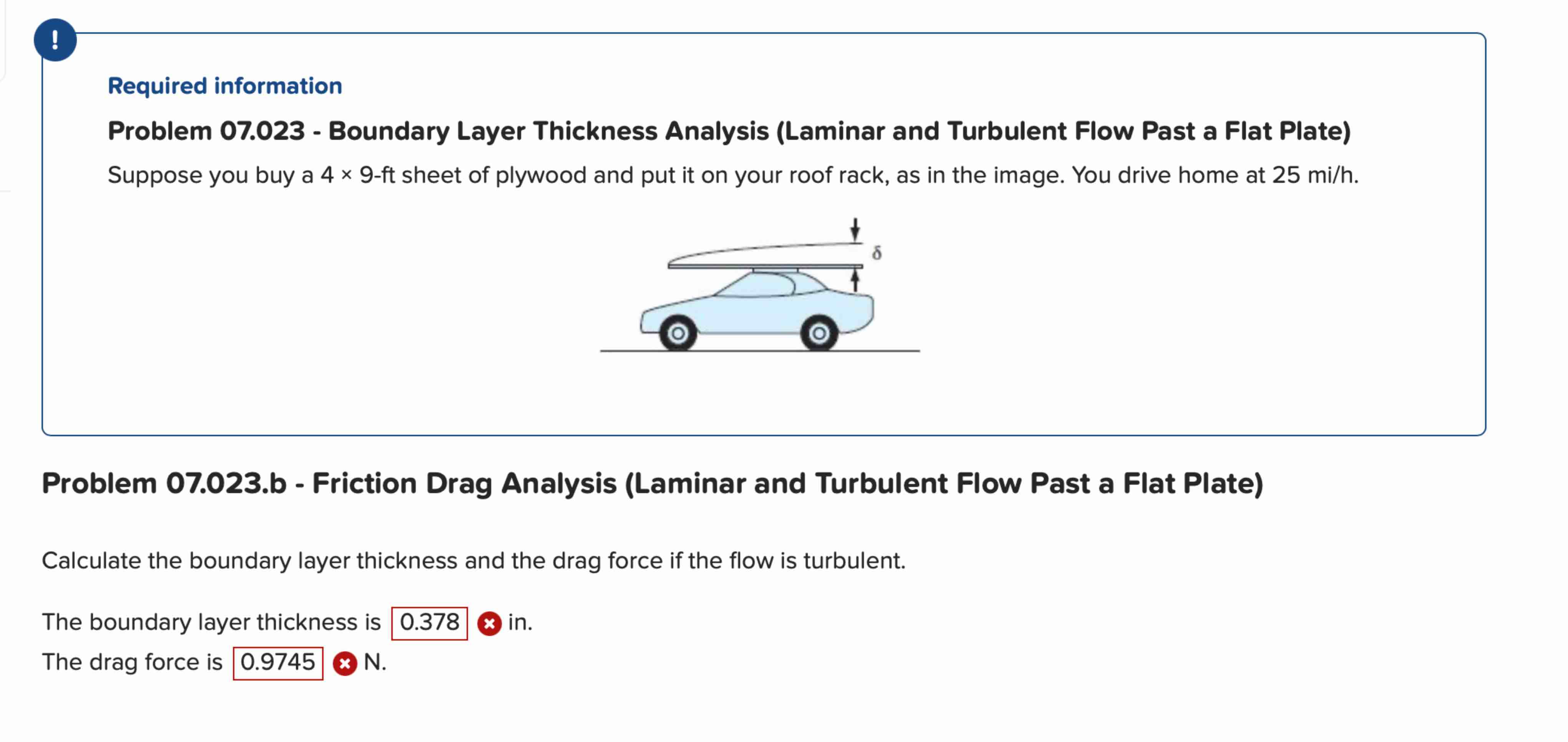 ! Required information Problem 0 7 . 0 2 3 -