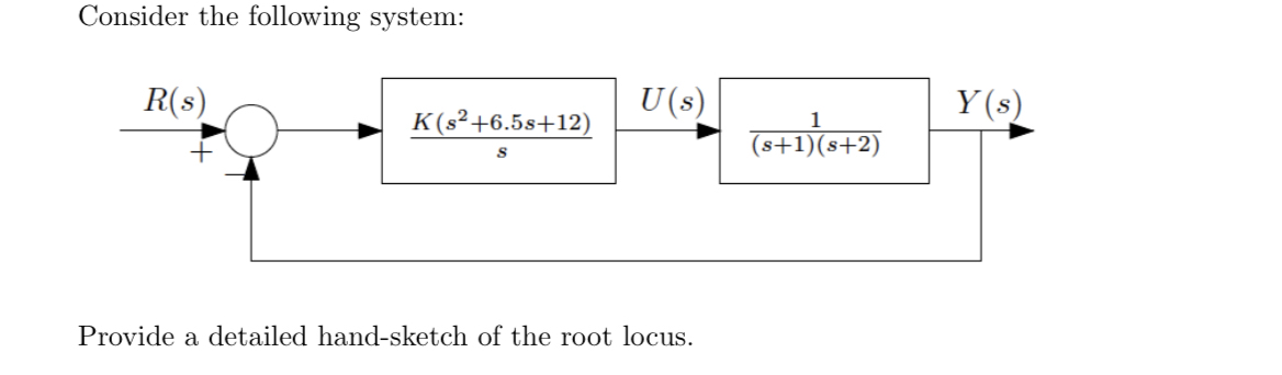 Consider the following system: Provide a detailed