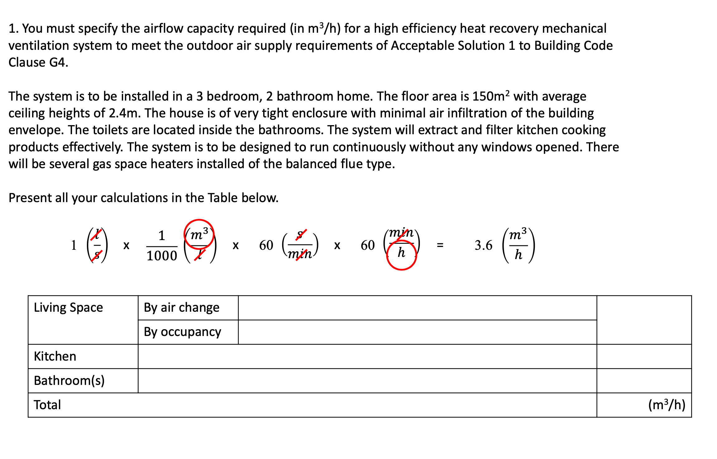 Give me an example of You must specify the
