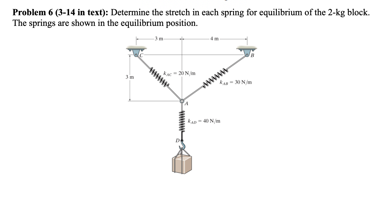 Problem 6 ( 3 - 1 4 in text ) : Determine the
