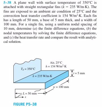 5 - 3 8 A plane wall with surface temperature of