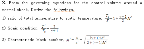 Q . From the governing equations for the control