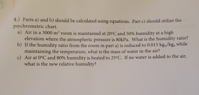 4 . ) Parts a ) and b ) should be calculated