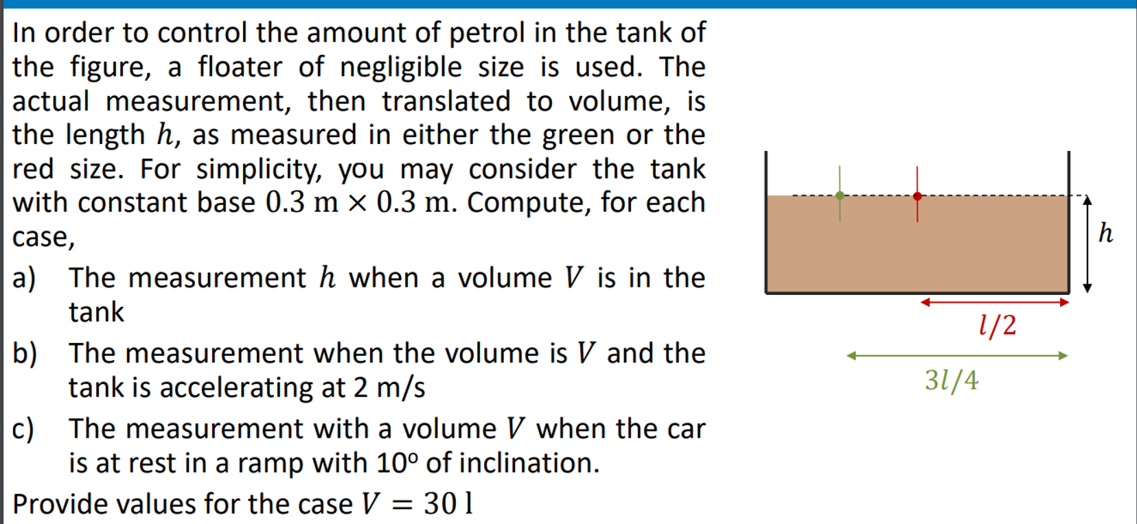 In order to control the amount of petrol in the