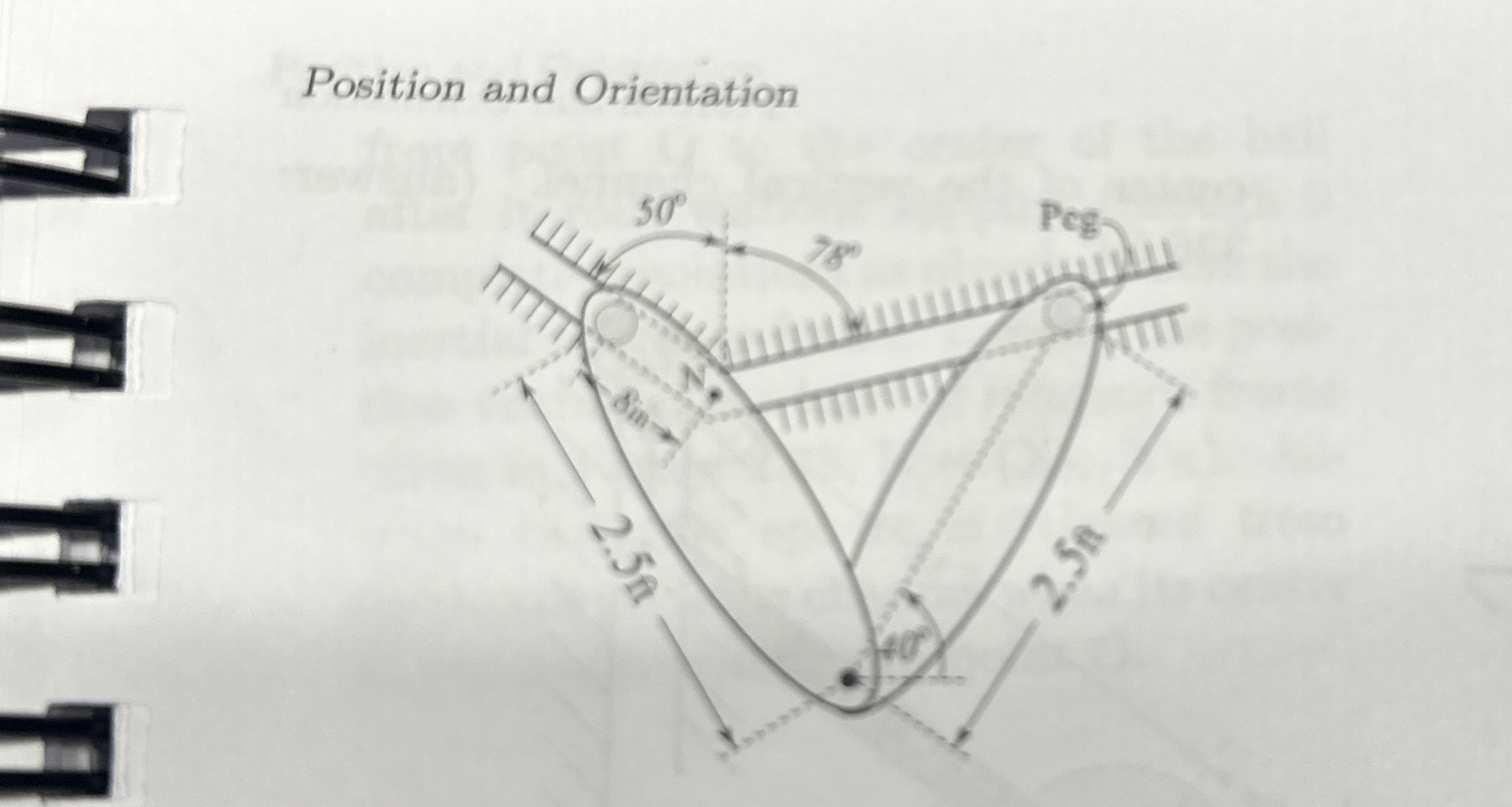 P 2 . 1 7 The two pegs are rigidly attached to
