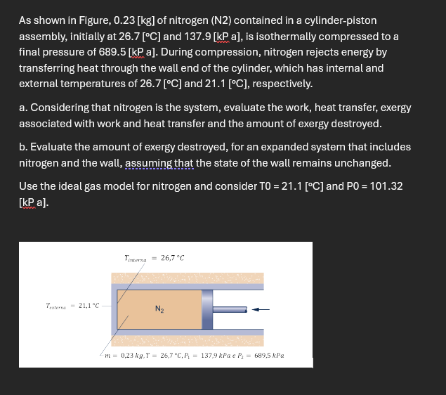 As shown in Figure, 0 . 2 3 [ kg ] of nitrogen (