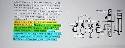 A high - low circuit is shown below. It uses two