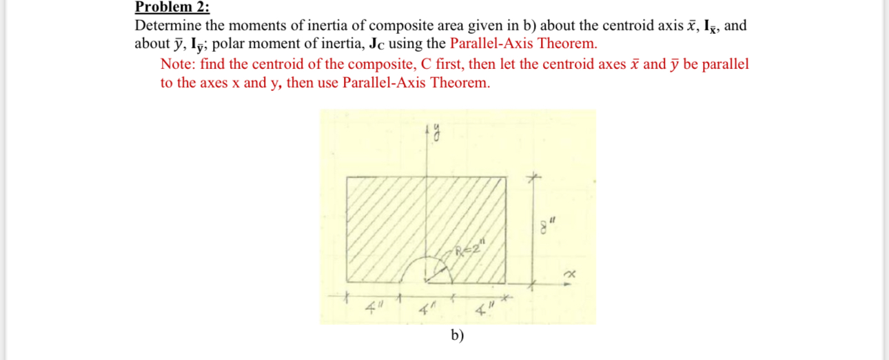 Problem 2 : ( Hand written solution please )