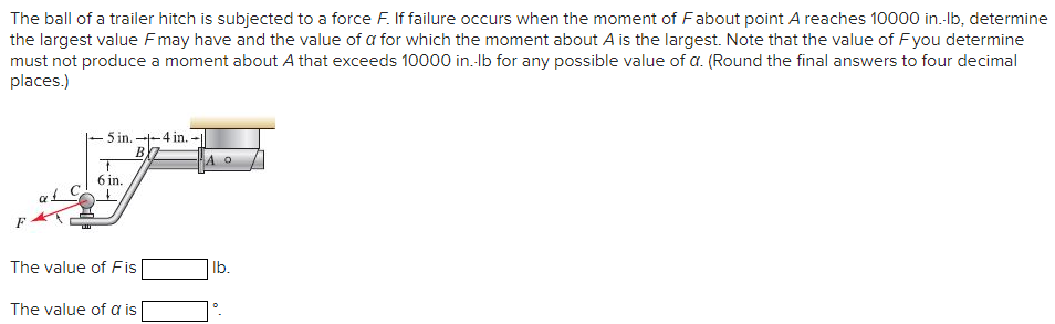 The ball of a trailer hitch is subjected to a