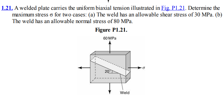 Please only answer using Mohr's circle 1 . 3 0 .