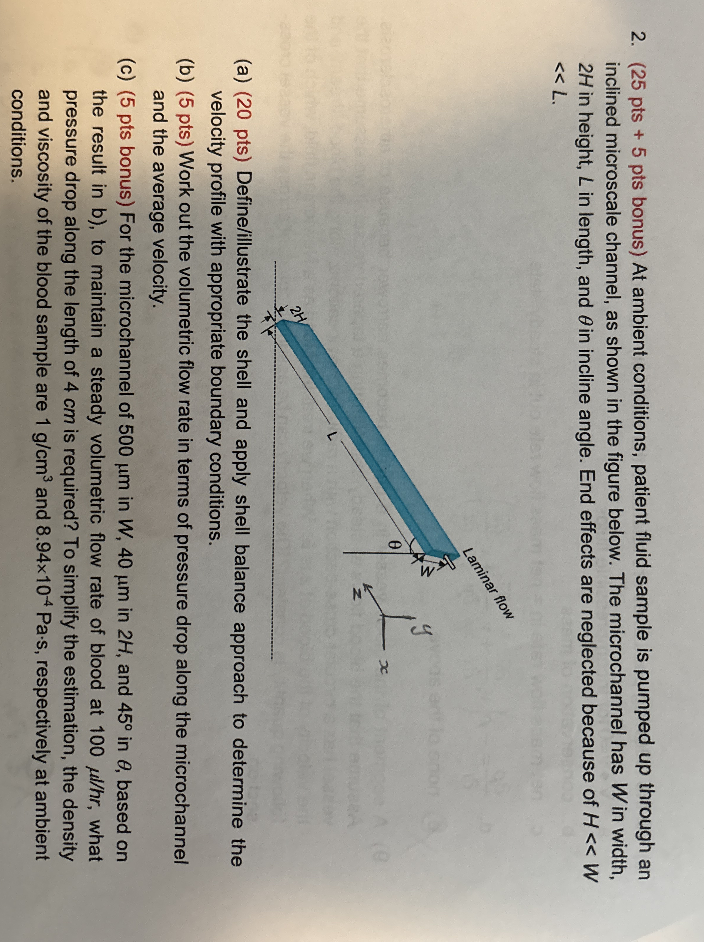 ( 2 5 p t s + 5 pts bonus ) At ambient