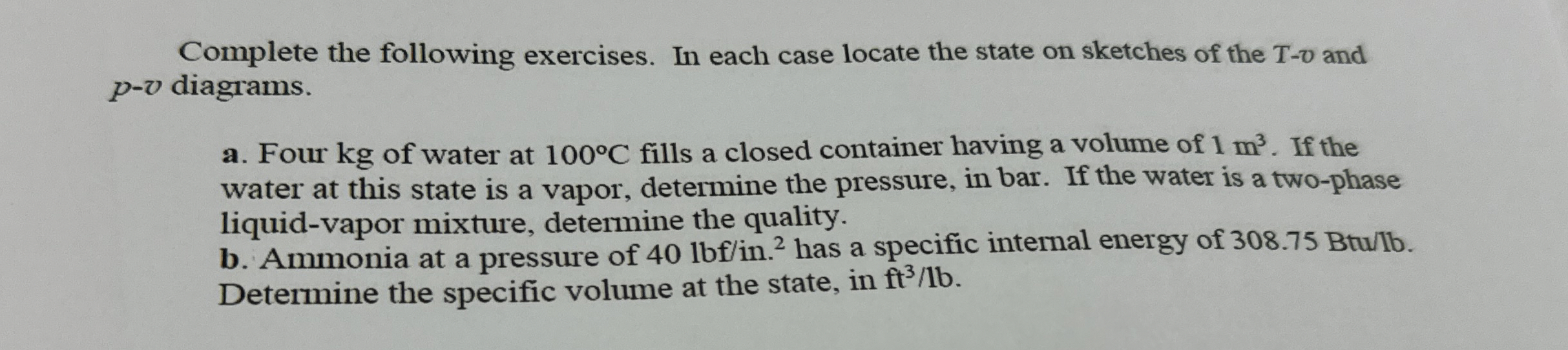 Complete the following exercises. In each case