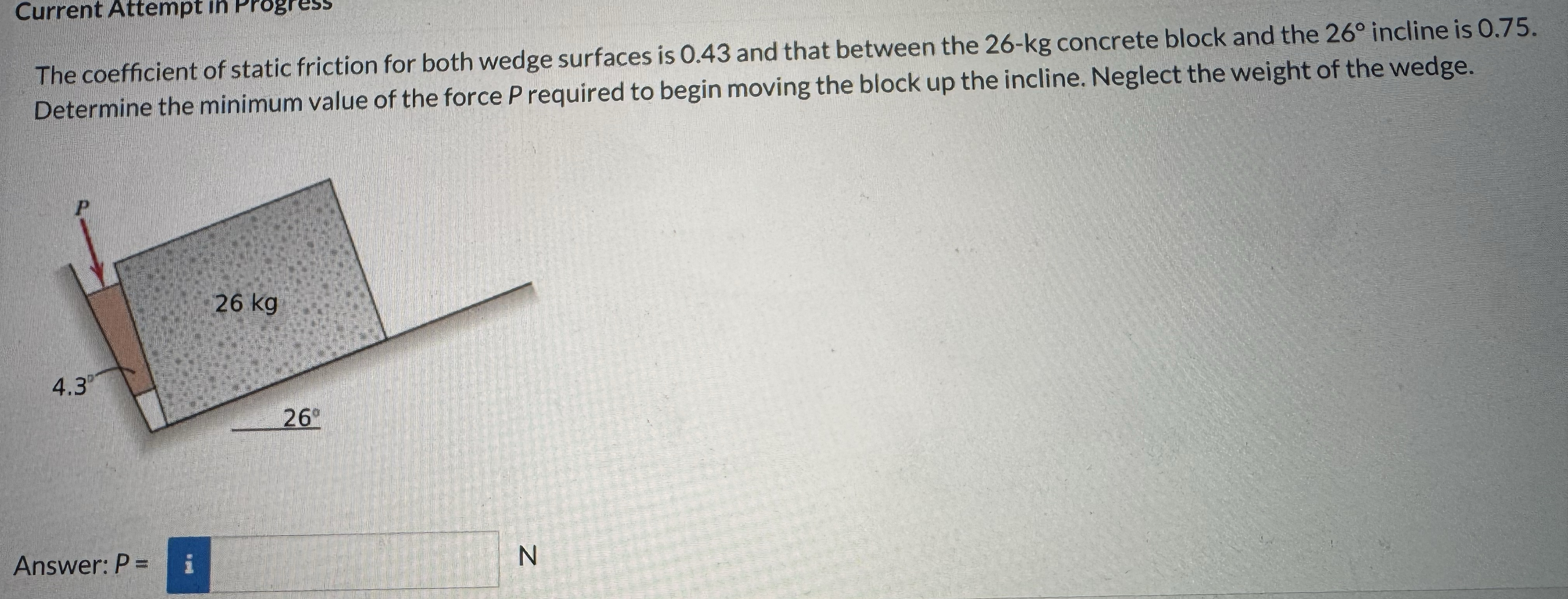 Current Attempt in Progress The coefficient of