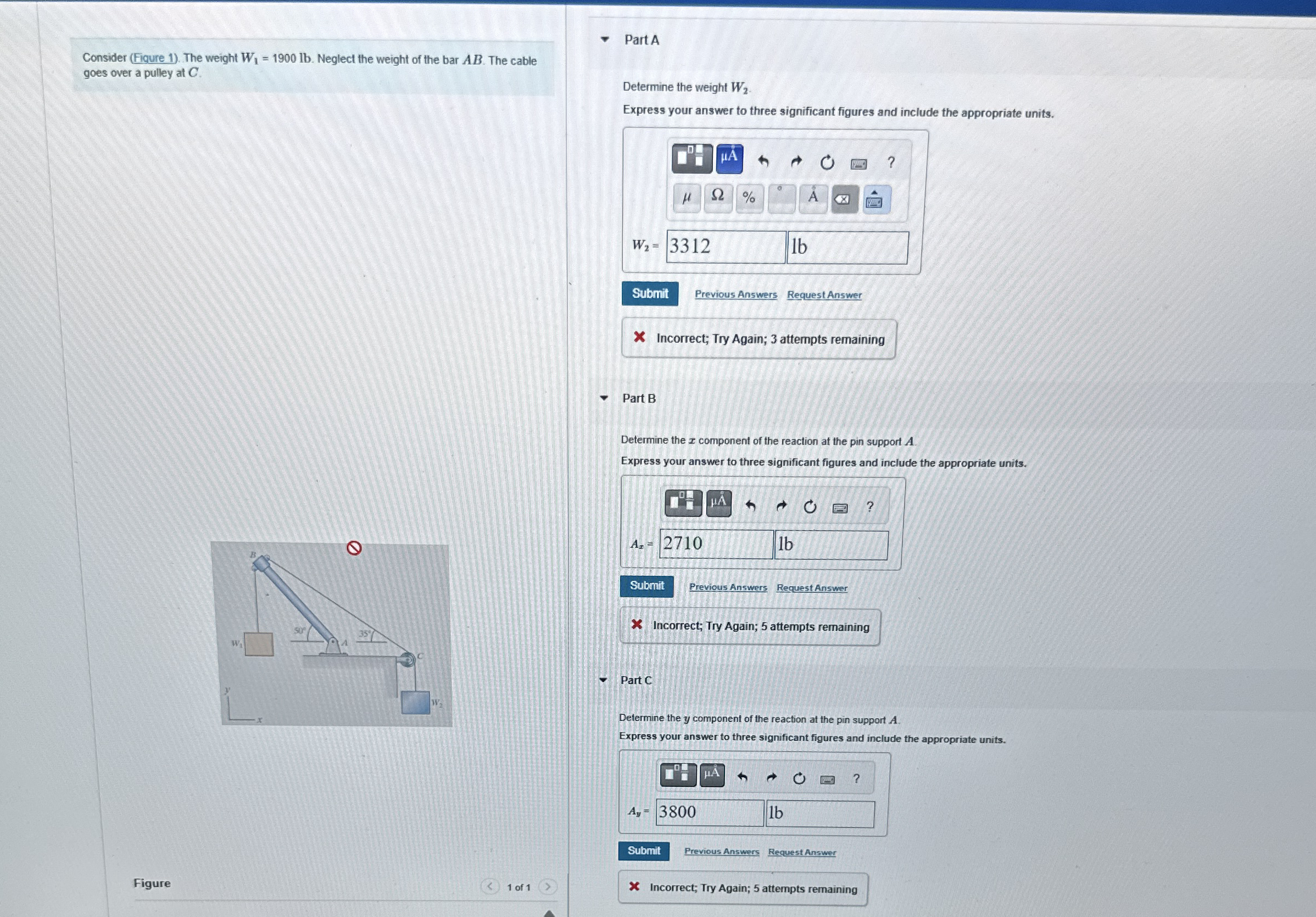 Consider ( Figure 1 ) . The weight W 1 = 1 9 0 0