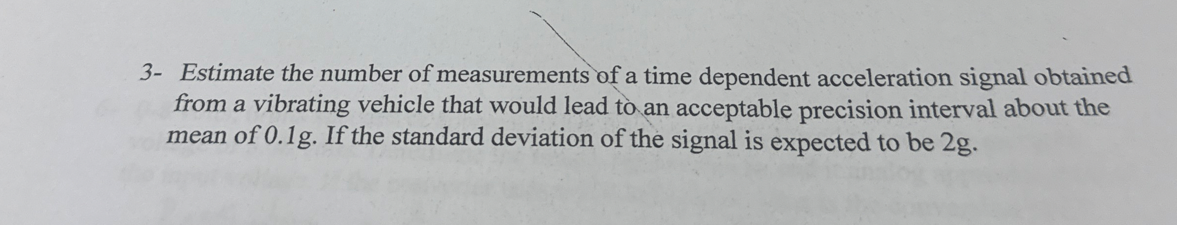 3 - Estimate the number of measurements of a time