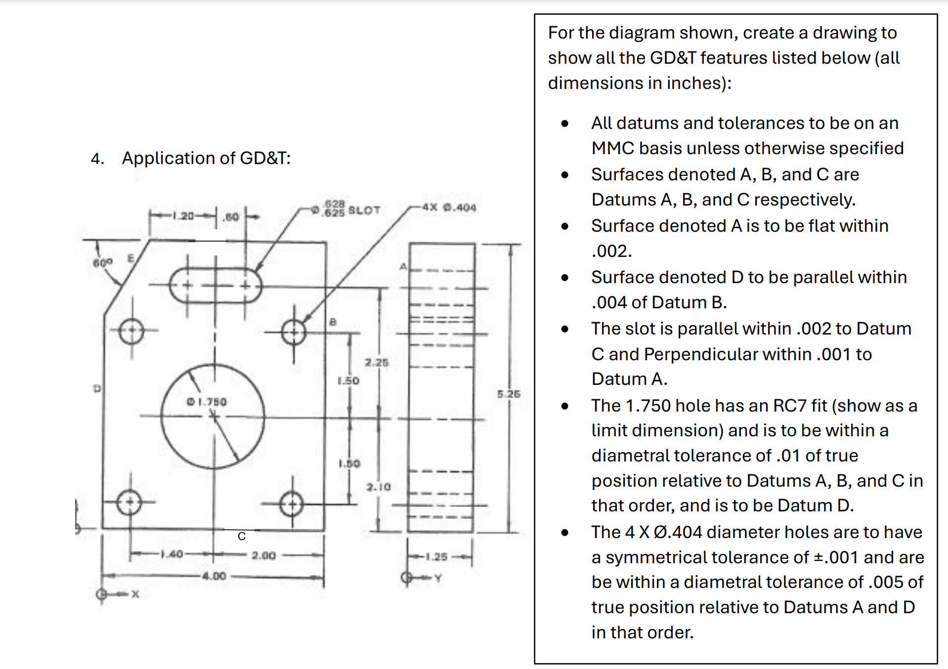 4 . Application of GD \ &T: For the diagram
