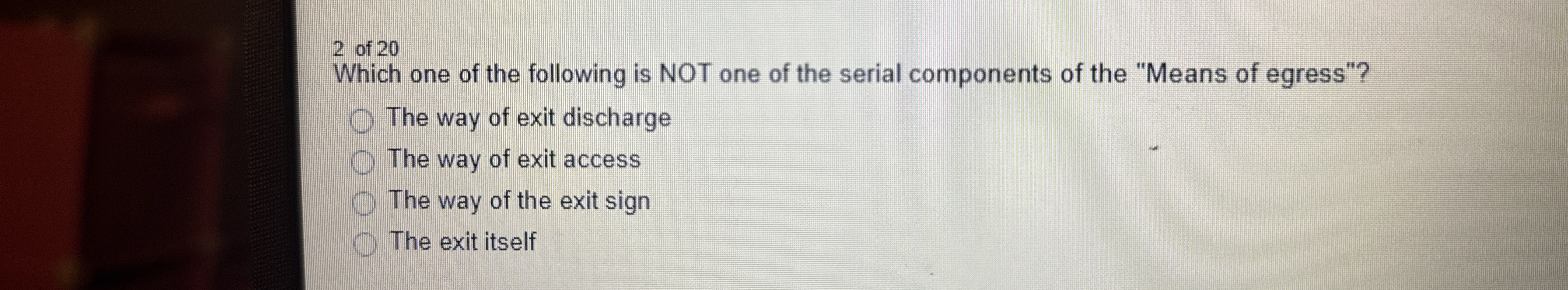 2 of 2 0 Which one of the following is NOT one of