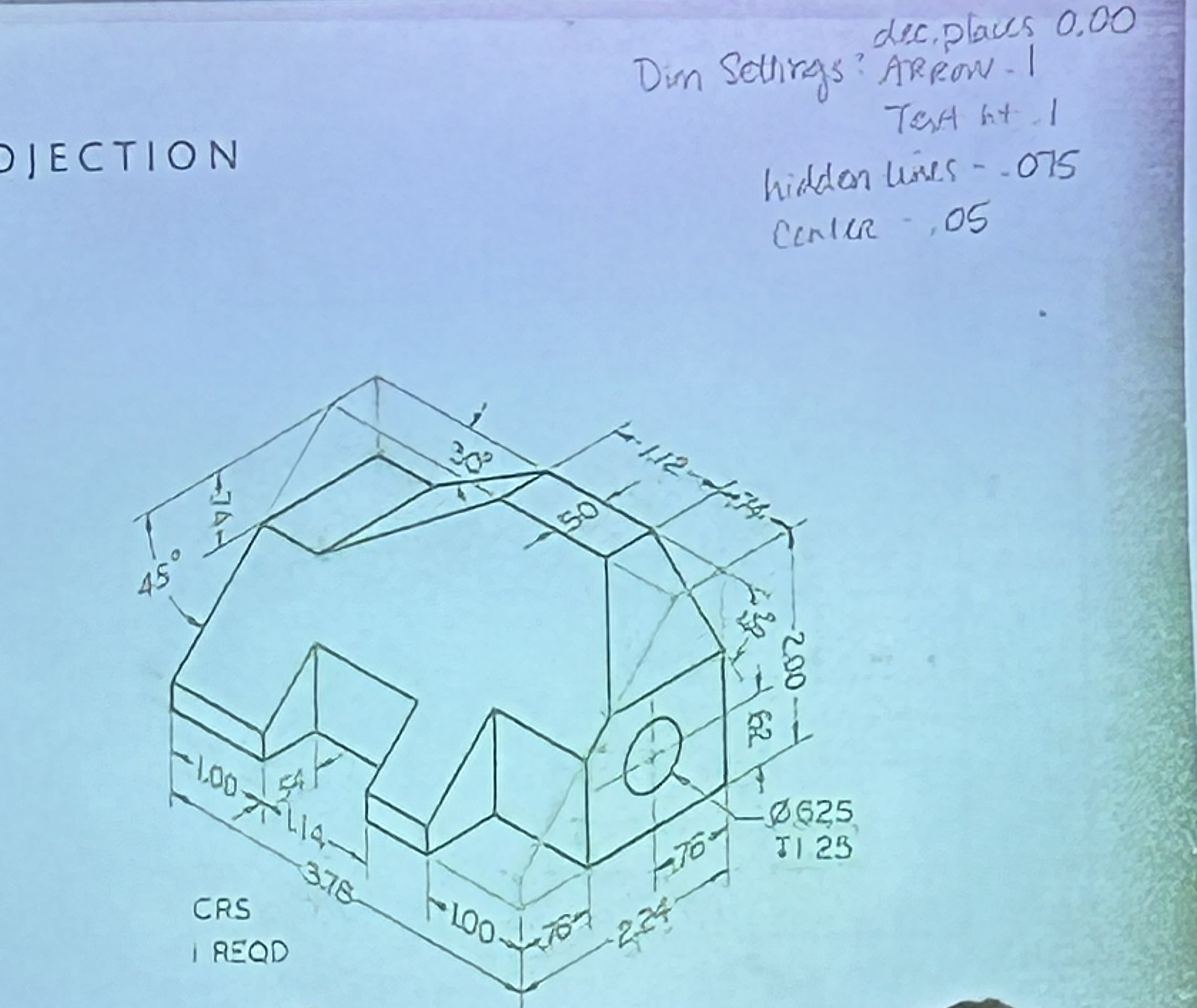 Make a mutiview drawing on autocad Dim Sethirgs?