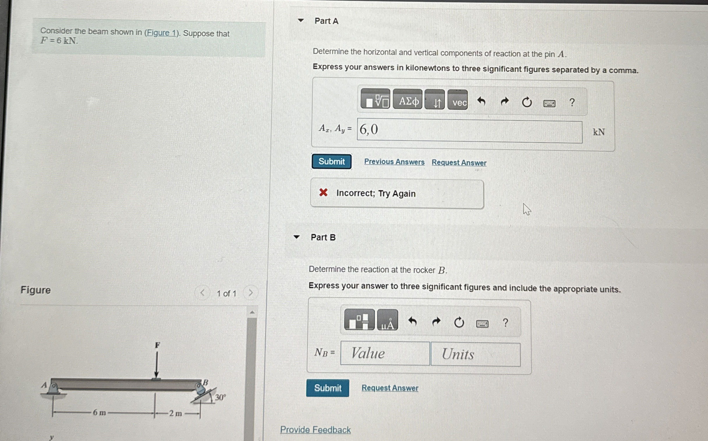 Consider the beam shown in ( Figure 1 ) . Suppose
