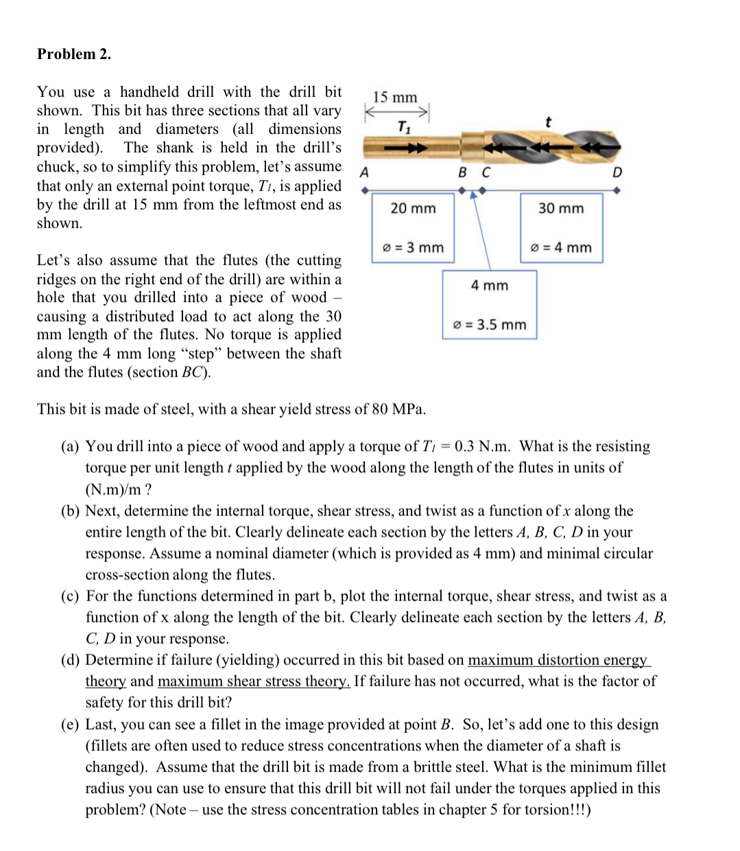 Problem 2 . You use a handheld drill with the