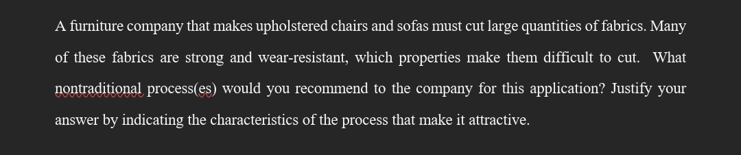 A furniture company that makes upholstered chairs