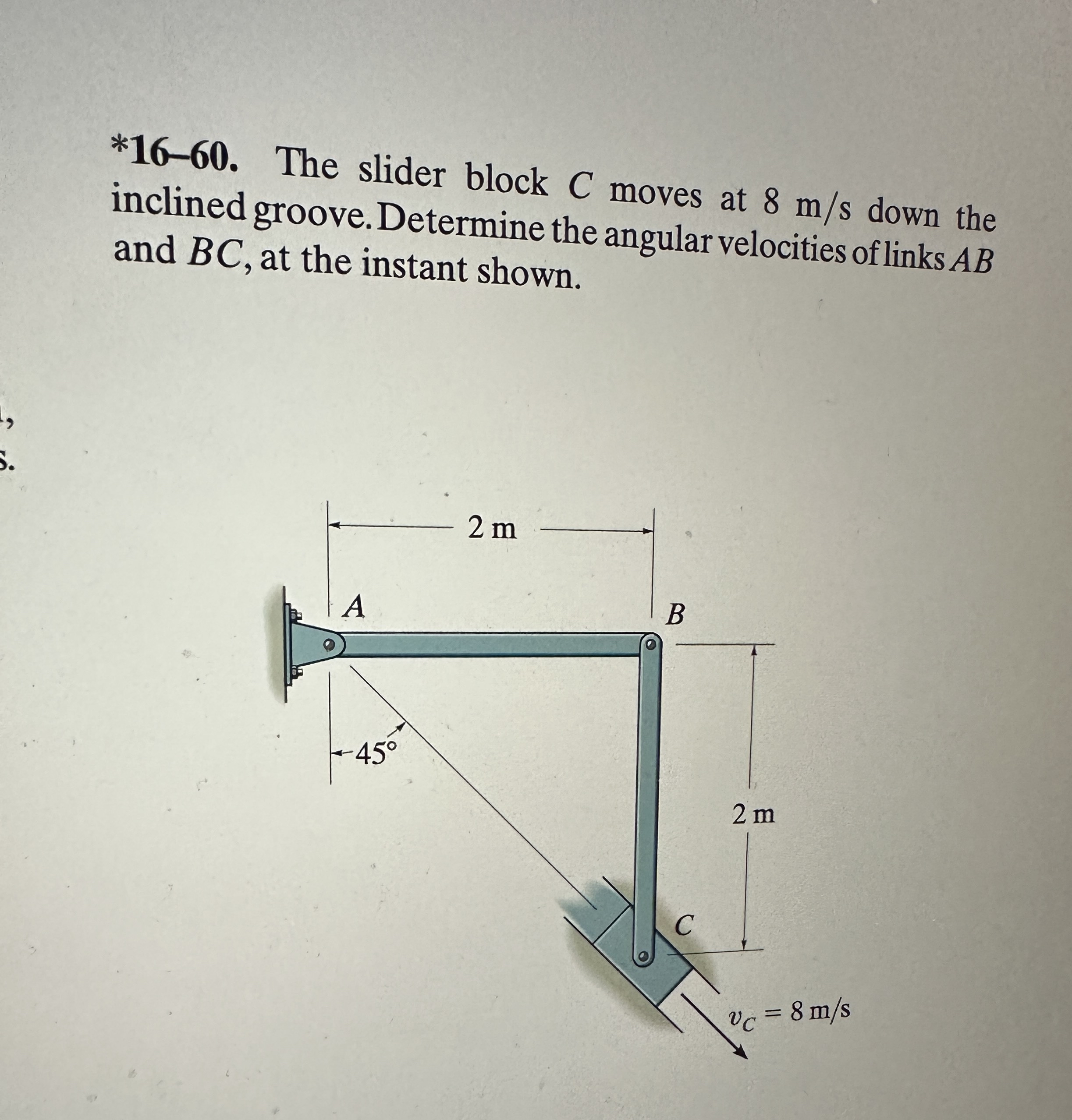 1 6 - 5 8 . When the slider block C is in the