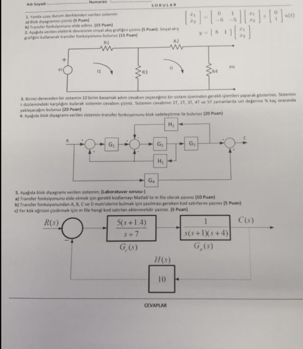 Adiseyadi : q , SORULAR Yanda utar durum