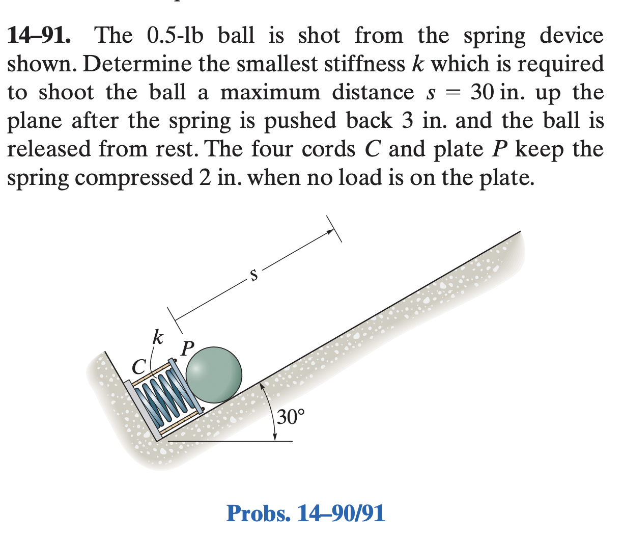 1 4 9 1 . The 0 . 5 - lb ball is shot from the