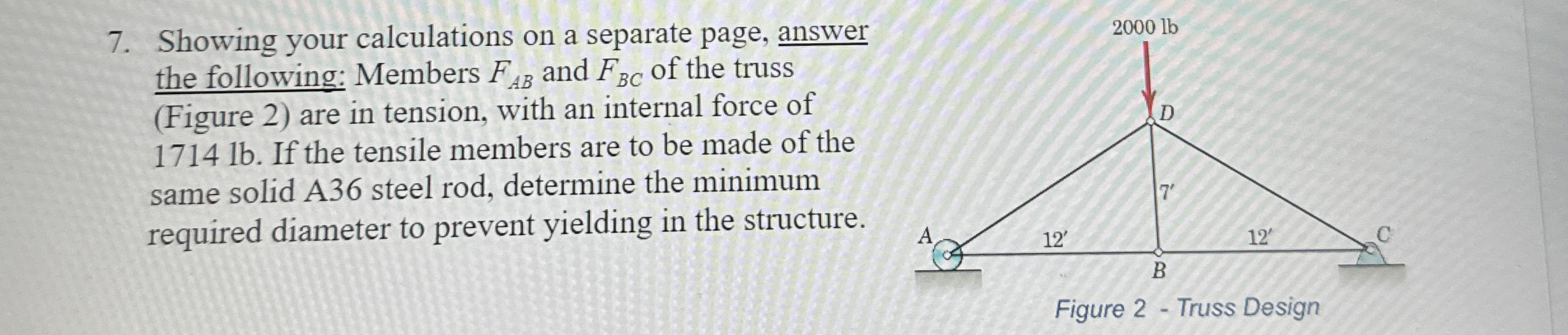 Showing your calculations on a separate page,