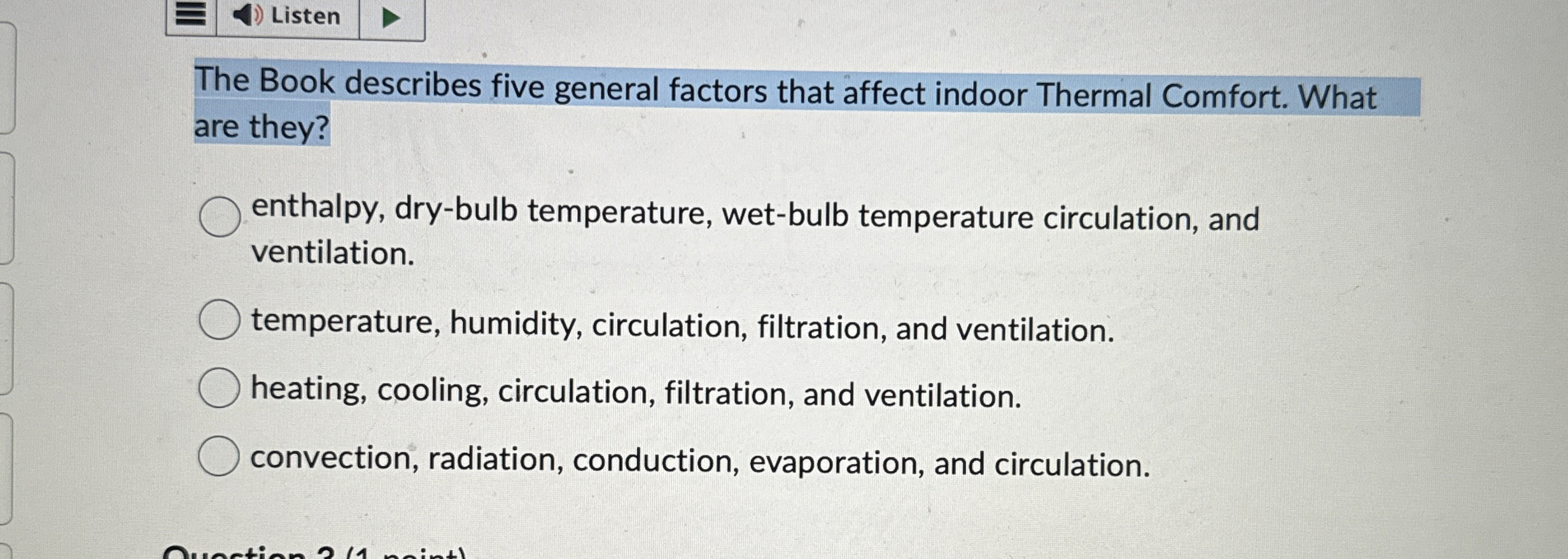 The Book describes five general factors that