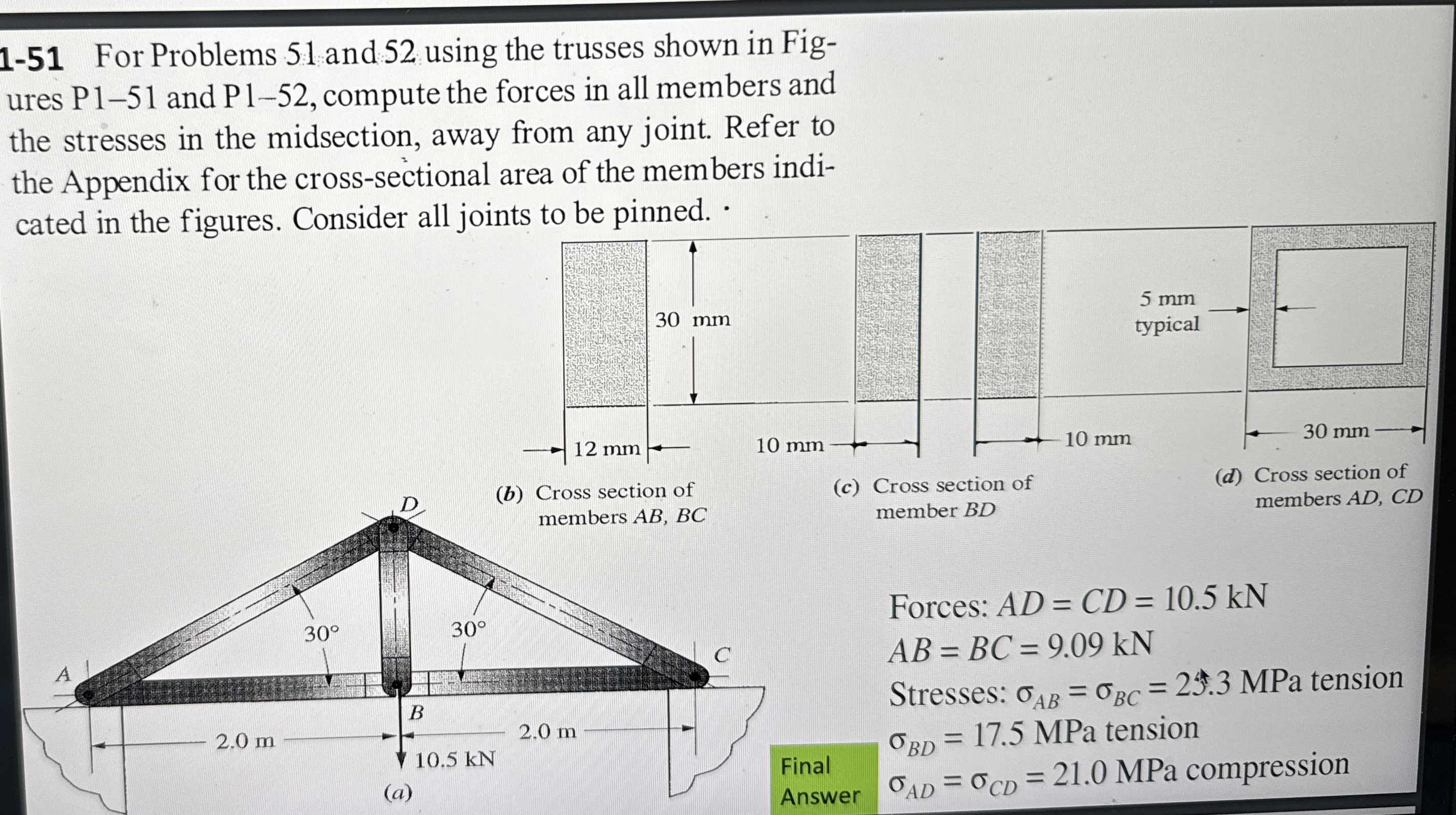 1 - 5 1 For Problems 5 1 and 5 2 using the