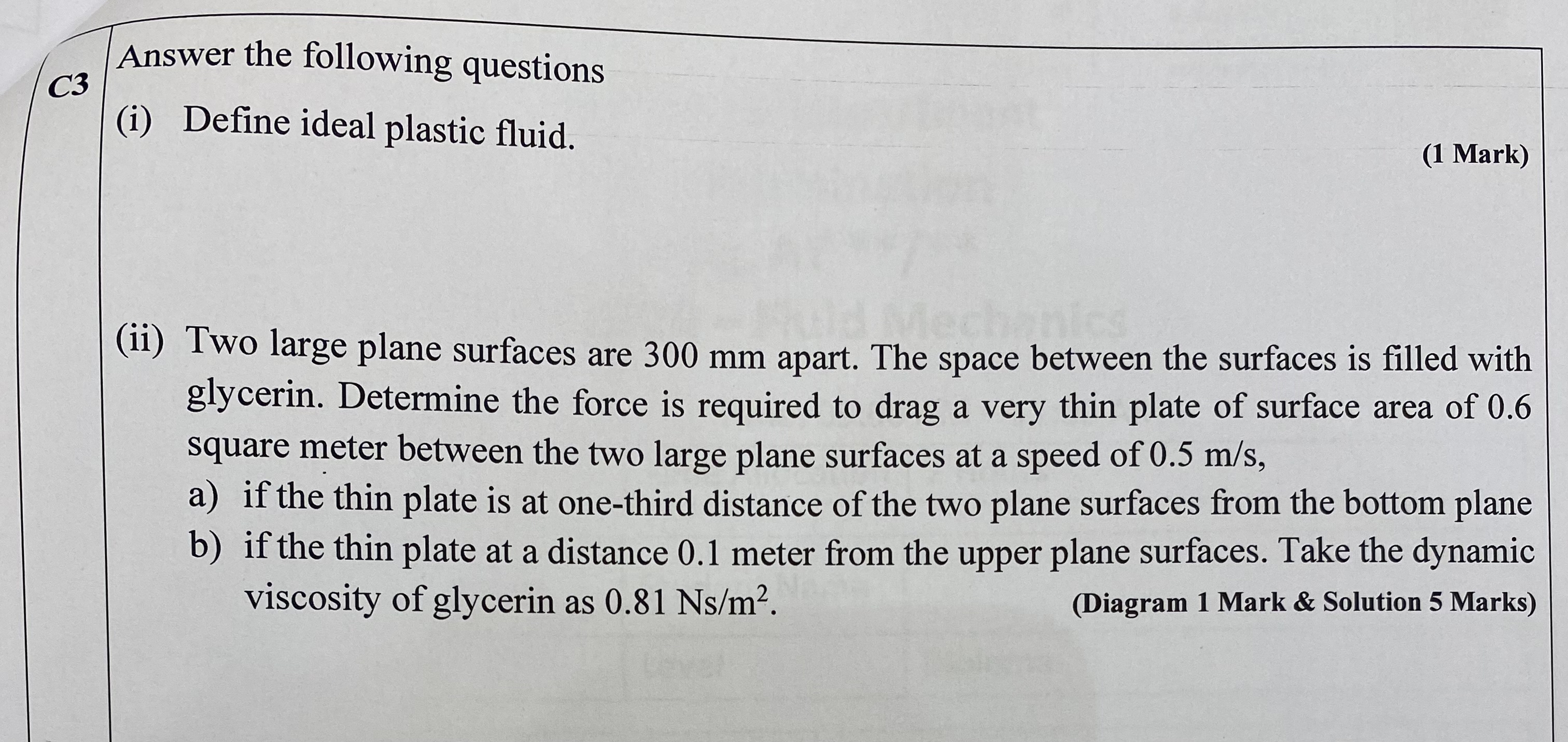 C 3 Answer the following questions ( i ) Define