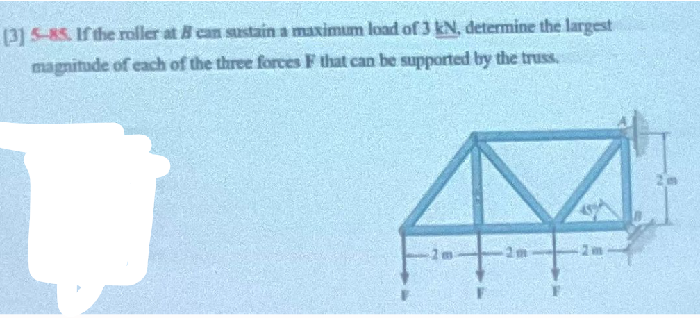 [ 3 ) 5 - 8 5 . If the roller at 8 ear sustain a