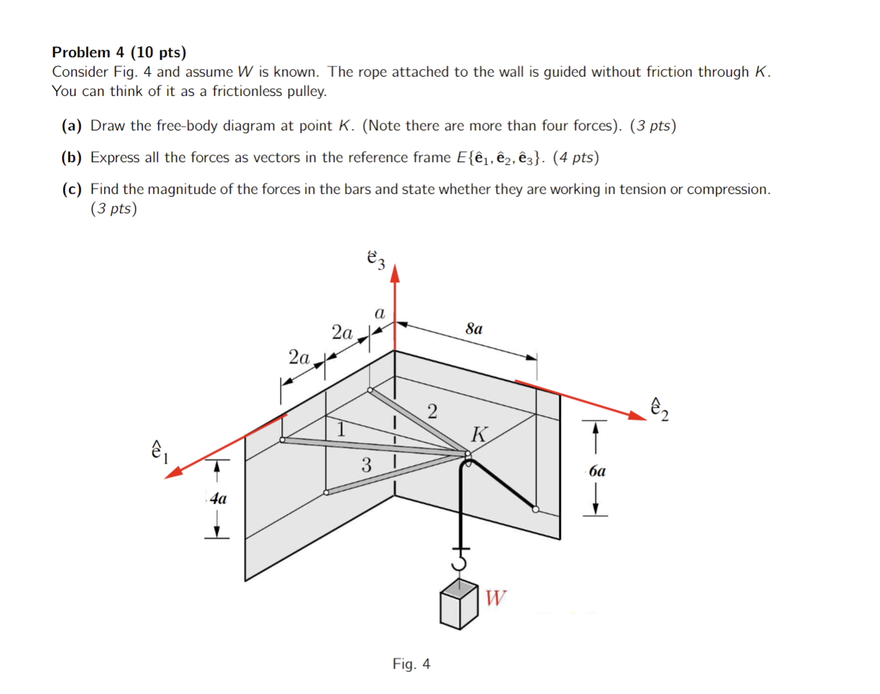 Problem 4 ( 1 0 pts ) Consider Fig. 4 and assume