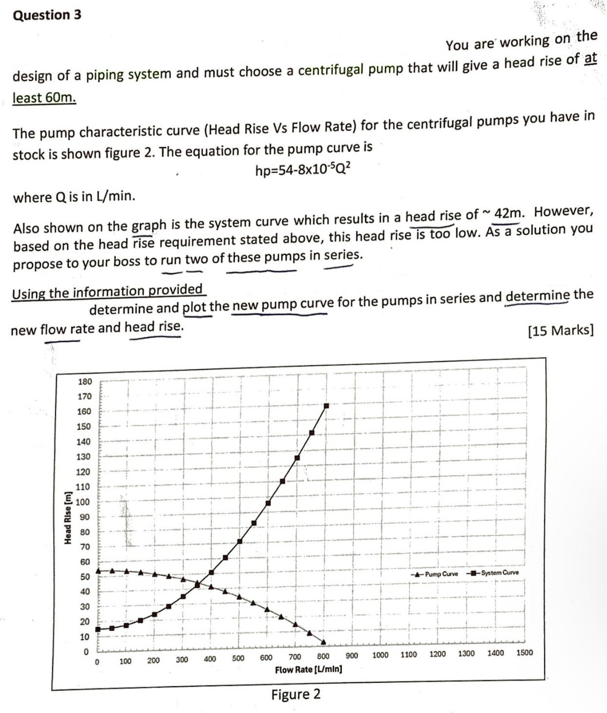 Question 3 You are working on the design of a