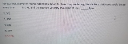 For a 2 - inch diameter round extendable hood for