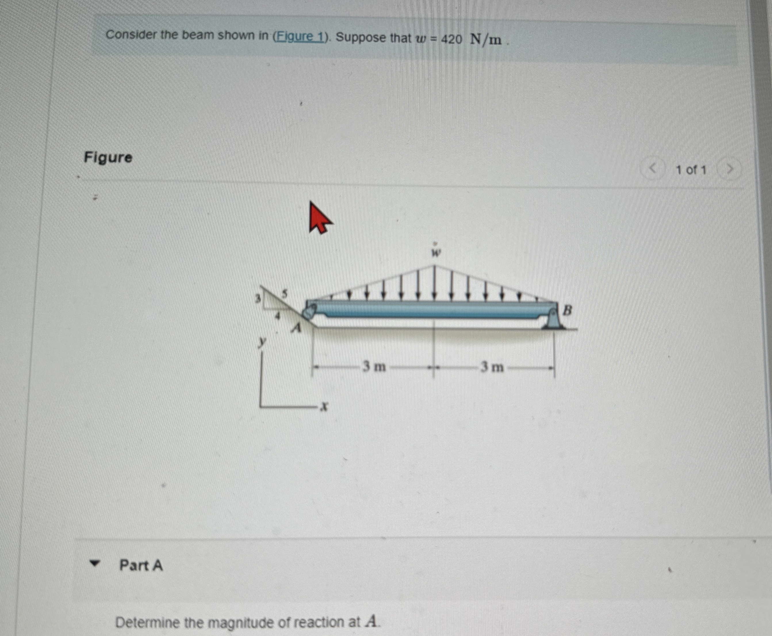 Consider the beam shown in ( Figure 1 ) . Suppose
