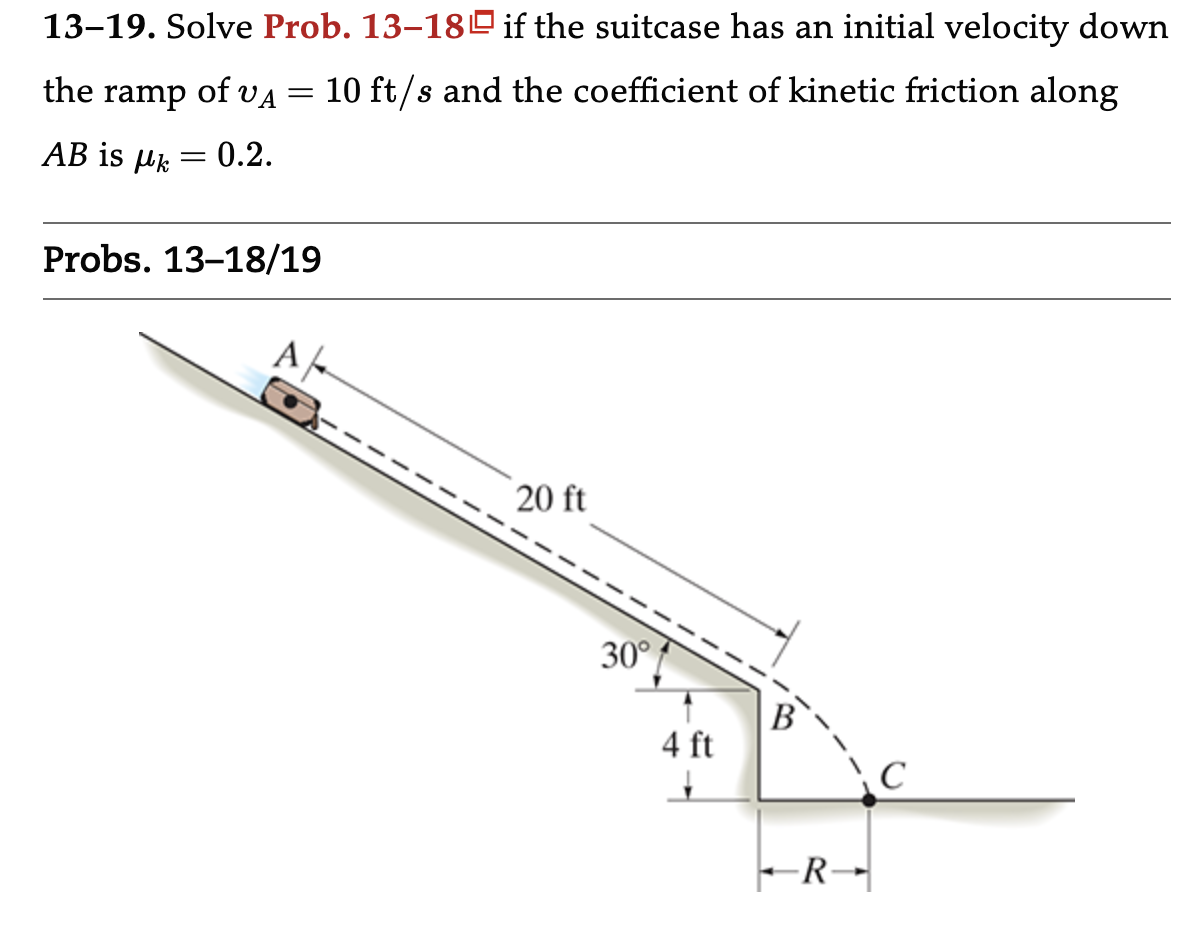 1 3 - 1 9 . If the suitcase has an initial