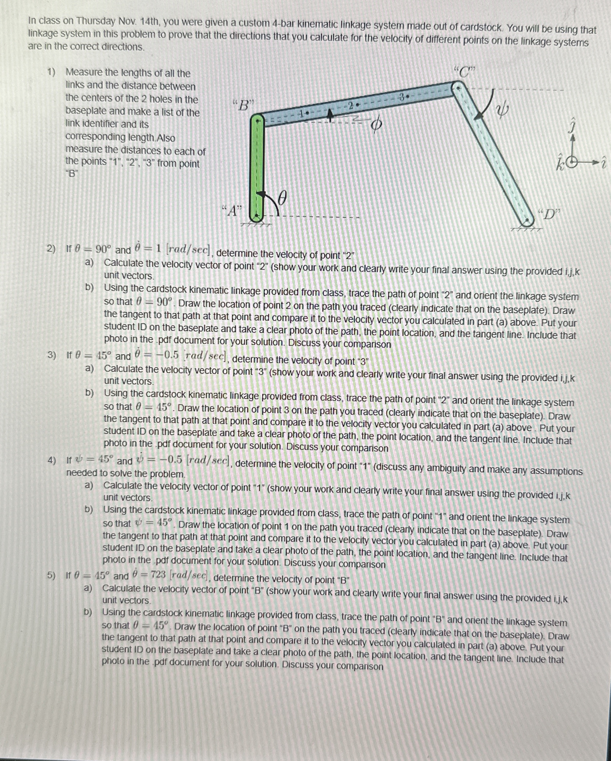 Lab = 2 . 2 5 in Lbc = 4 . 7 5 in Lcd = 3 . 5 in