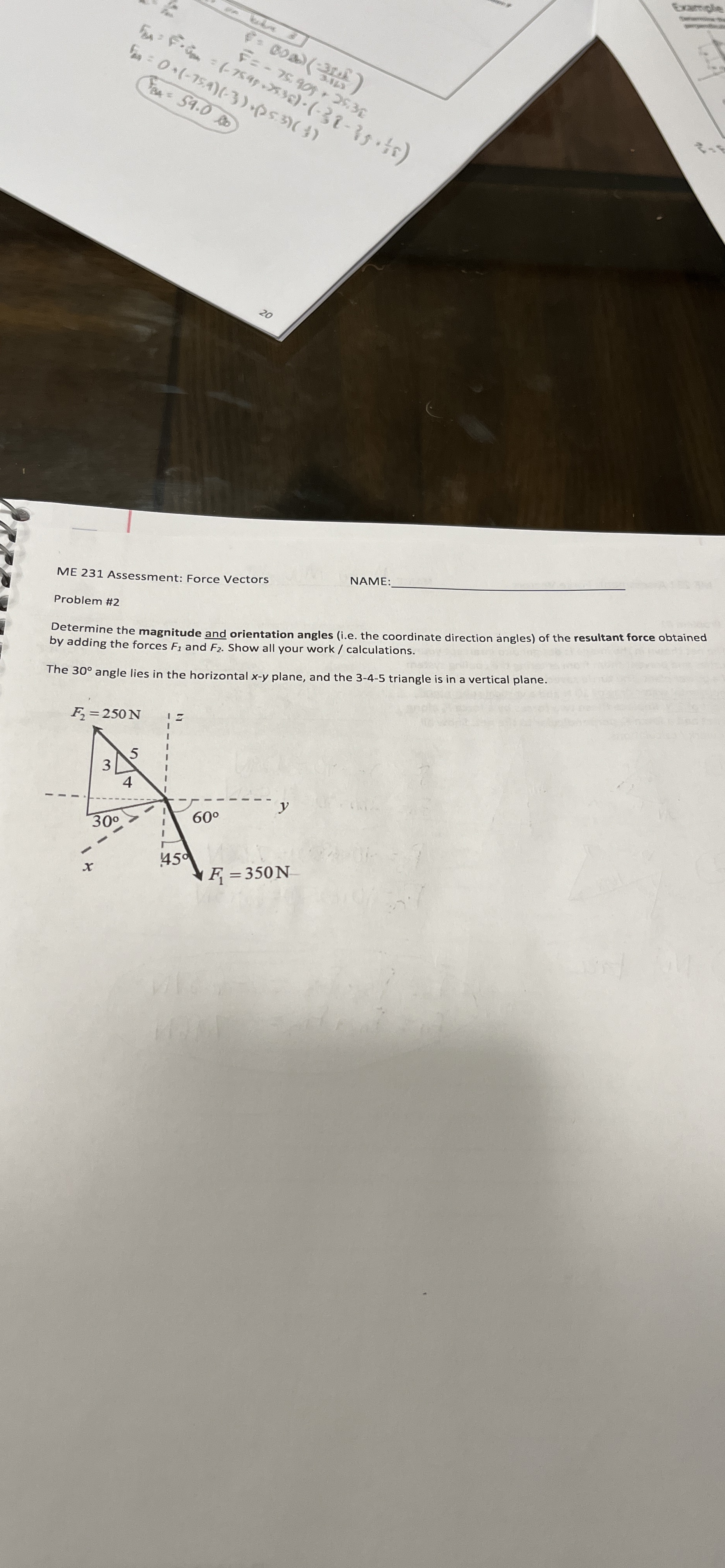 How to solve Problem # 2 Determine the magnitude