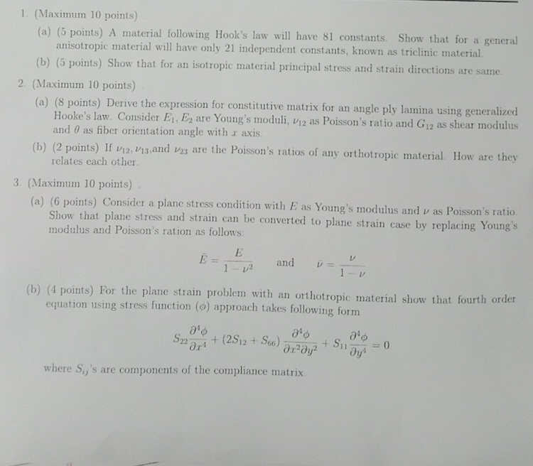 ( Maximum 1 0 points ) ( a ) ( 5 points ) A