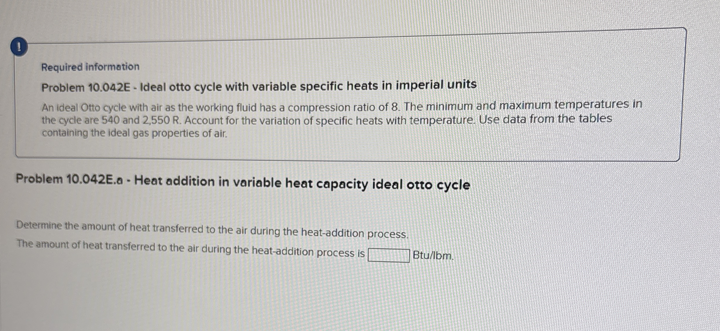! Required information Problem 1 0 . 0 4 2 E -